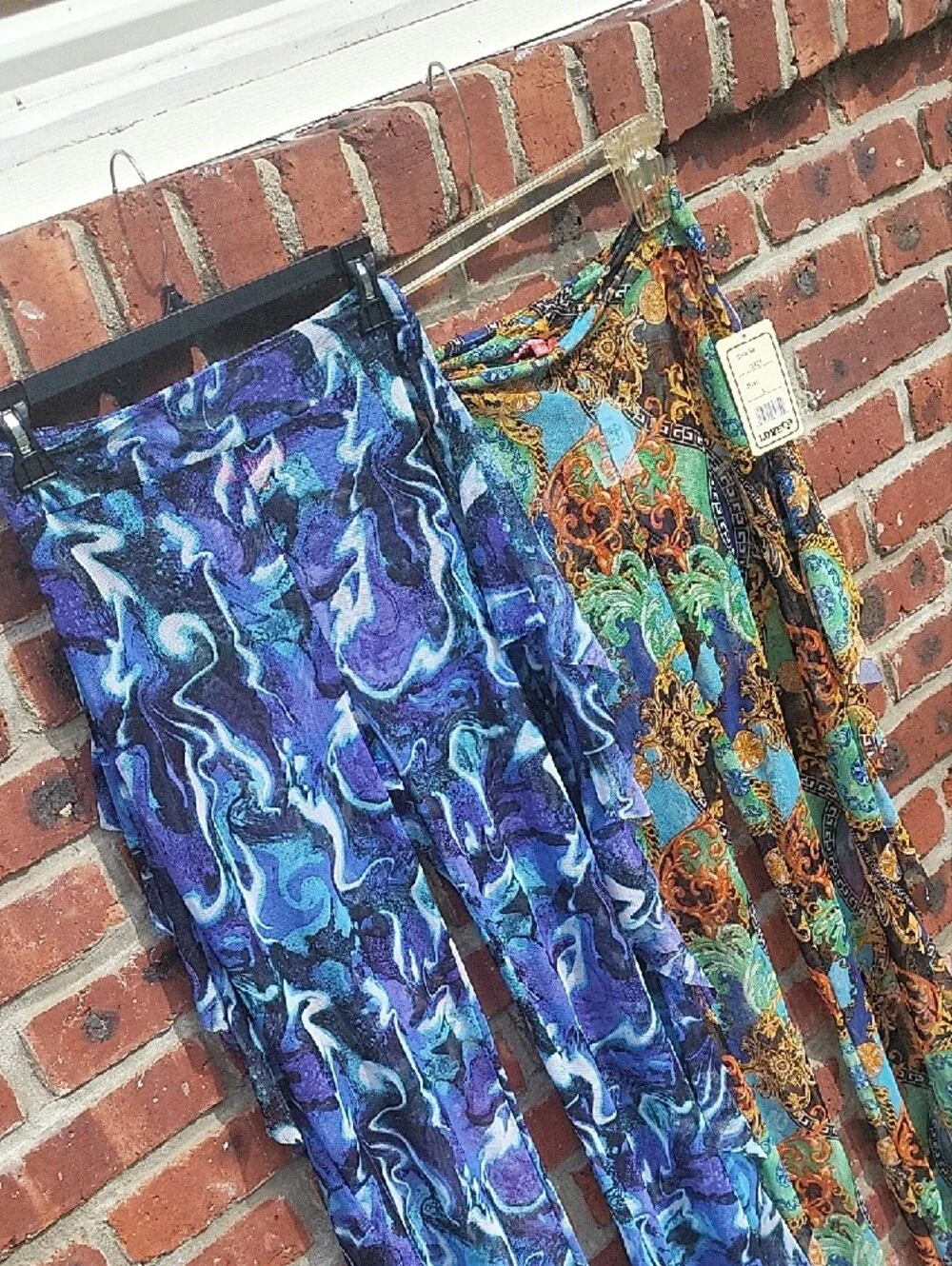 Love 83 Multicolor Tropical Print Swim Cover-Up Pants